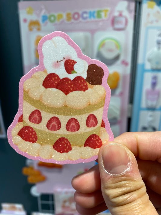 Sticker Momo Bunny Fraisier Momonaade