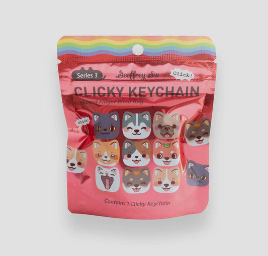Porte-clés clicker Blind Box Animaux par Geoffrey Siu
