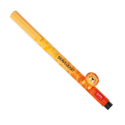 Stylo Gel avec Animal Décoratif Lovely Friends Legami