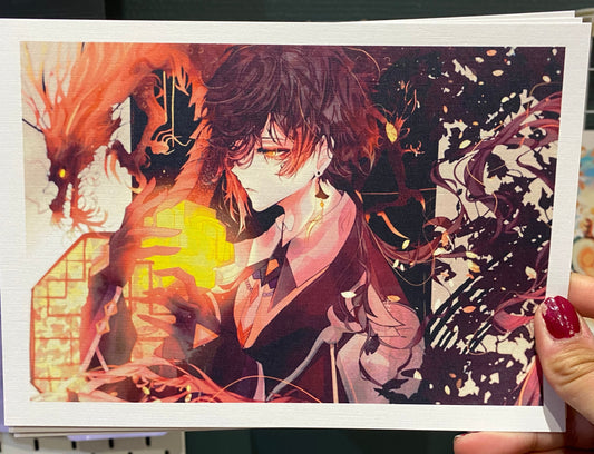 Print A5 Zhongli Genshin Impact - Essie Lop