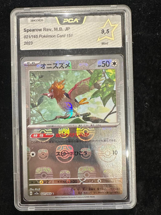 Piafabec (Spearow) 021/165 Masterball 151 PCA 9.5