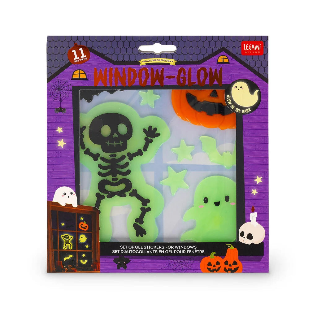 Set d'Autocollants en Gel pour Fenêtre - Windo-Glow Legami