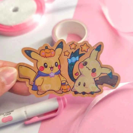 Sticker Pikachu & Mimiqui - Seyue