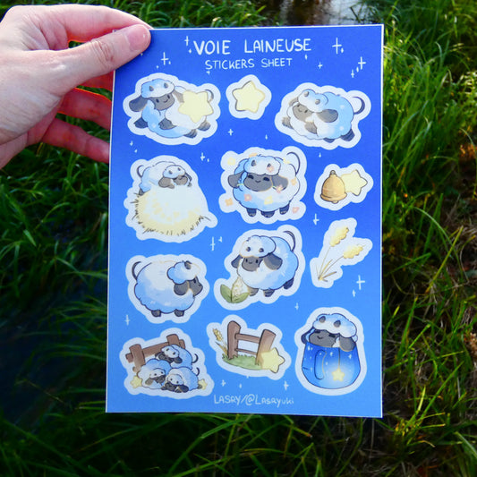 Sticker Sheet Moutons Lasrytronnelle