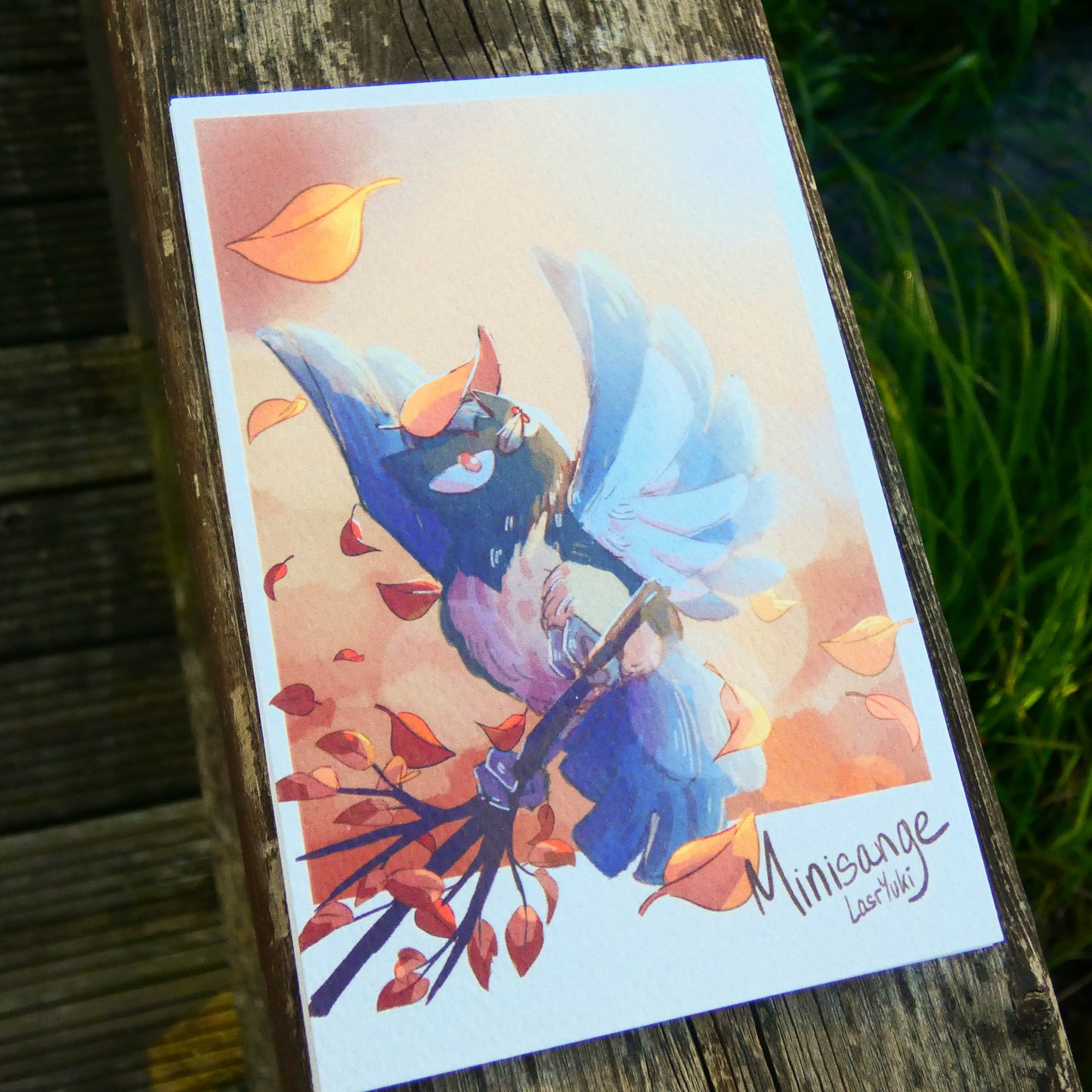 Carte postale Minisange Lasrytronnelle