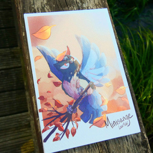 Carte postale Minisange Lasrytronnelle