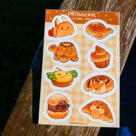 Sticker Sheet Pâtisserie Lasrytronnelle