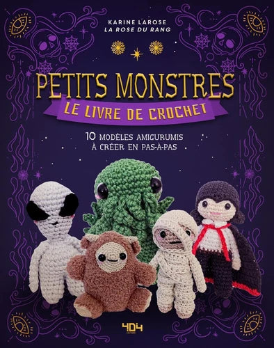 Couverture petits monstres livre crochet