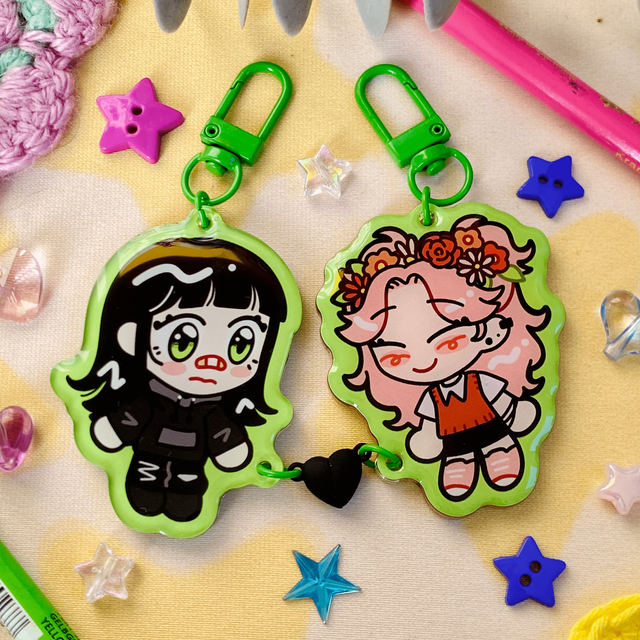 Porte-clé Duo Matching She wasn't a guy par FinnFinn