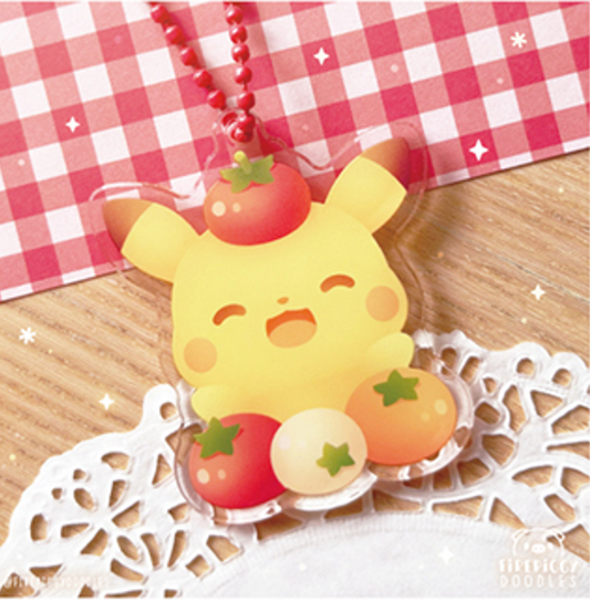 Porte-clé Pikachu par Firepiggy