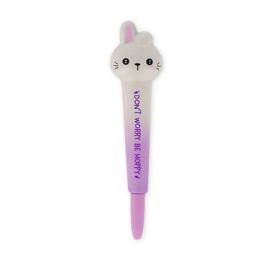 Stylo à Encre Gel Antistress Bunny « Don't Worry Be Hoppy » - Squeezies Legami