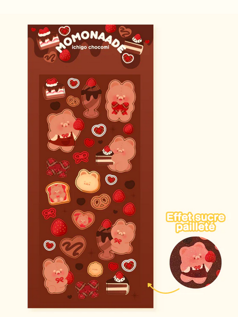 Sticker sheet Choco Pomi Momonaade