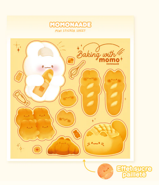 Sticker sheet Bakery Momonaade