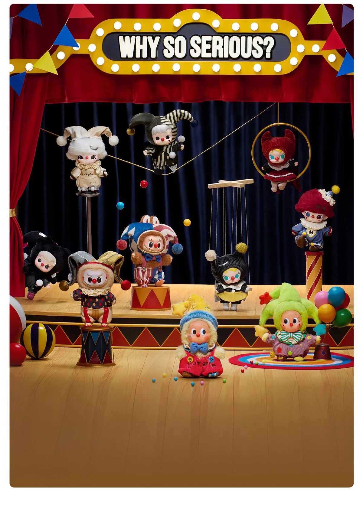 plush pendant pop mart why so serious