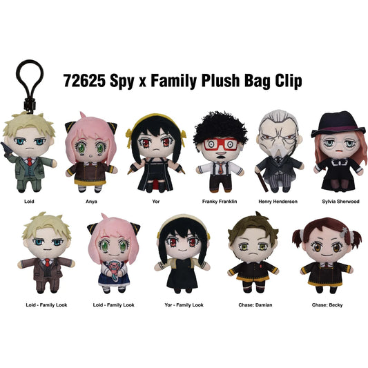 Spy family peluche porte clé blind box