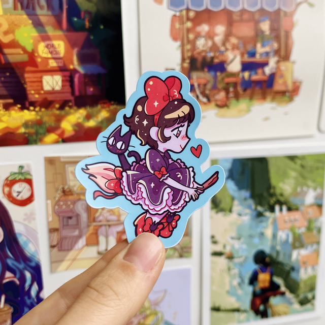 Sticker Kiki La Petite Sorcière par Finnfinn