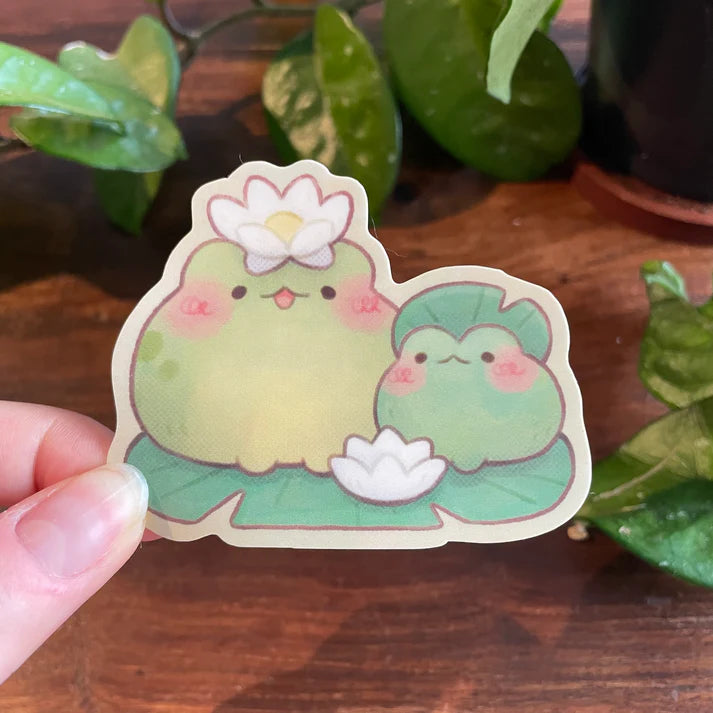 Sticker Lily Frog par Berriemoo