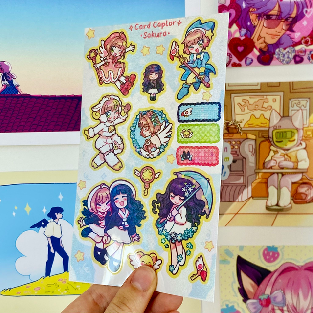 Sticker Sheet Card Captor Sakura par Finnfinn