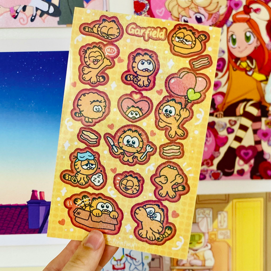 Sticker Sheet Garfield par Finnfinn