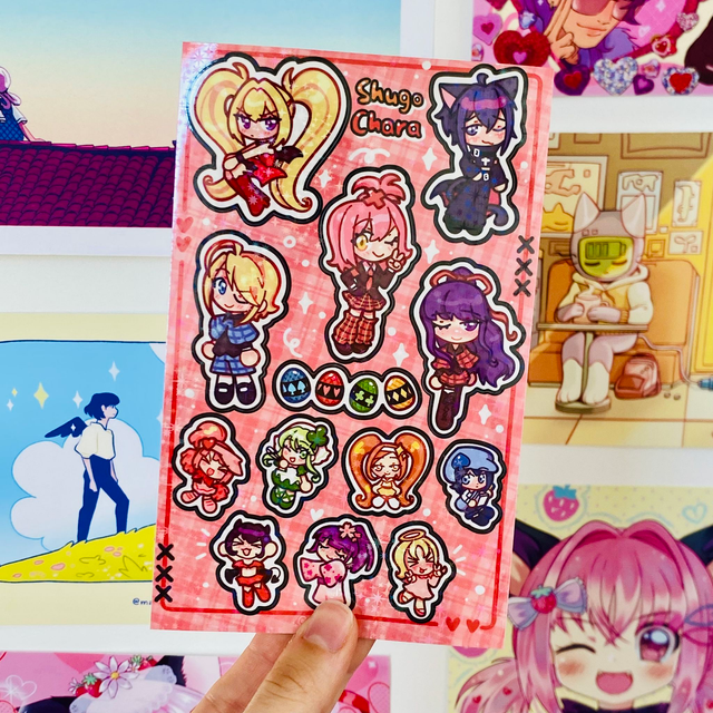 Sticker Sheet Shugo Chara par Finnfinn