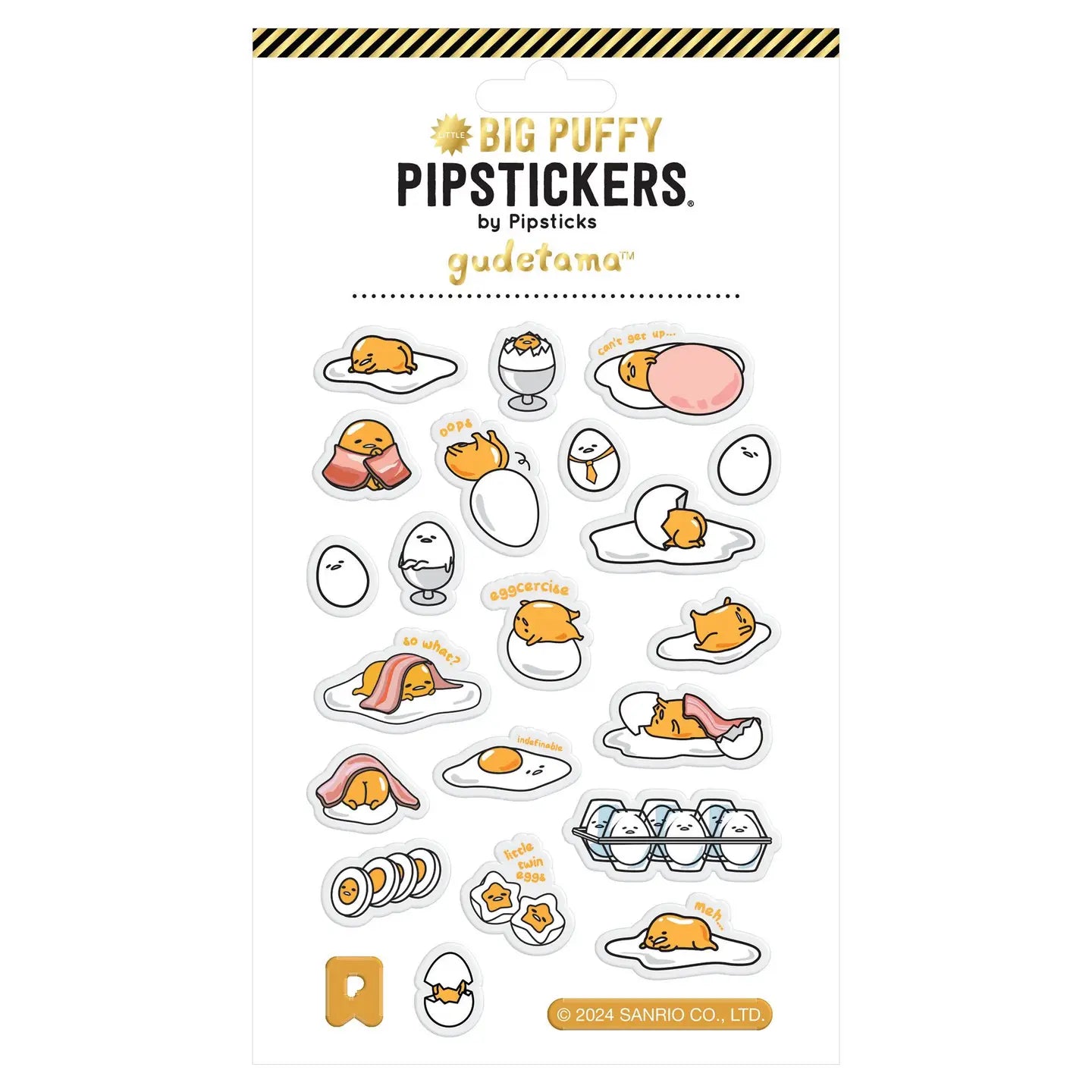 Sticker sheet Gudetama Puffy - Pipsticks - Rocket