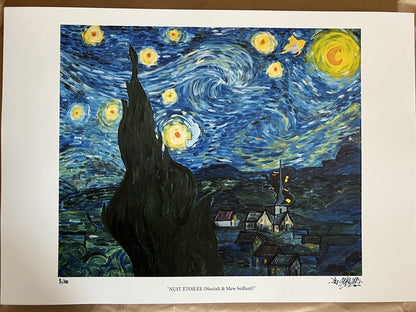 Affiche Nuit étoilée Seko - Tirage d'art 50 x 70 cm