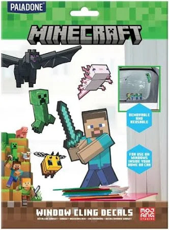 Autocollants en vinyle Minecraft - Pour vitres