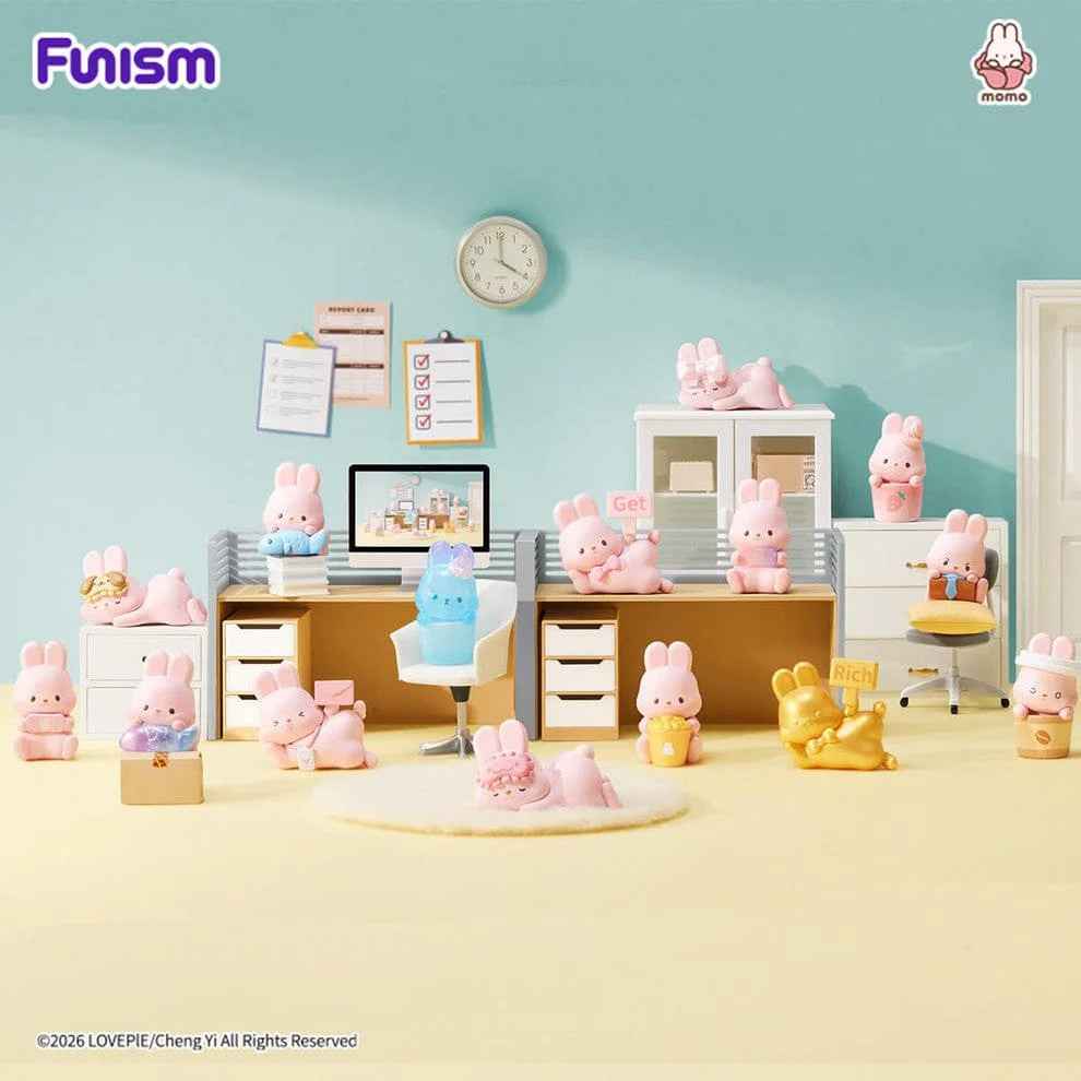Blind Box Figurine Momo Bunny 24h Life Diary Series