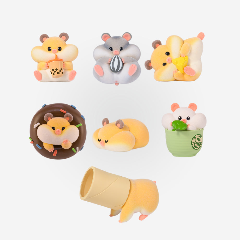 Blind Box Hamster's Daily life - 4-7cm Flocked