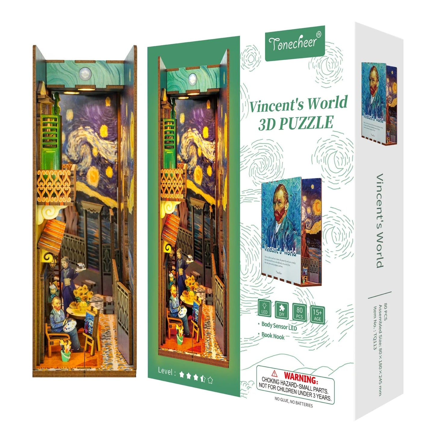 Book Nook Vincent's World 80 pcs