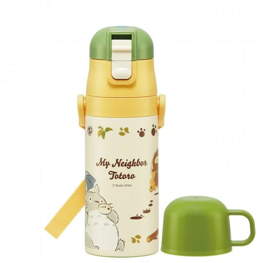 Bouteille Thermos ouverture double Totoro & Chatbus