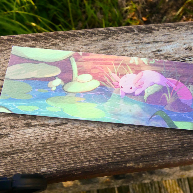 Marque-page Lasrytronnelle Axolotl Lac