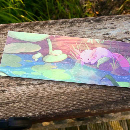 Marque-page Lasrytronnelle Axolotl Lac