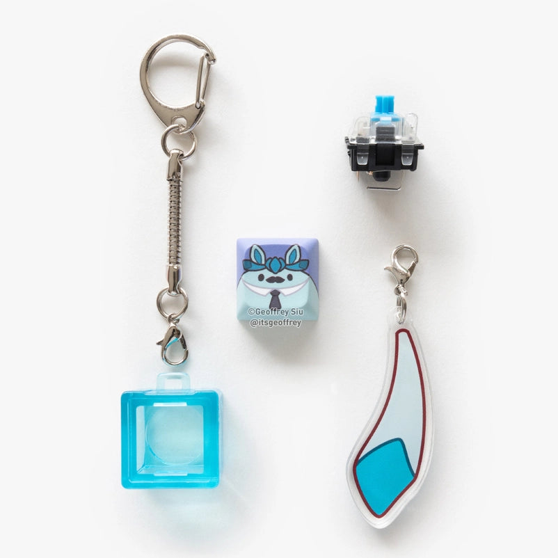 Porte-clés clicker Blind Box Evolitions par Geoffrey Siu