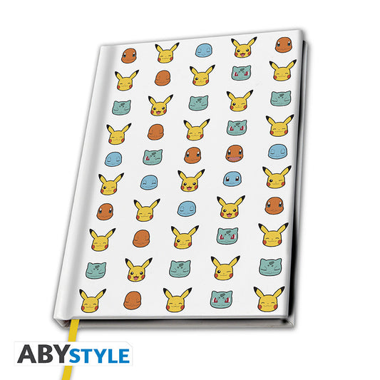 Cahier A5 Starters Pokemon