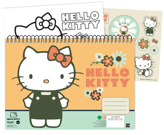 Cahier de Dessin 40p. + Stickers Hello Kitty