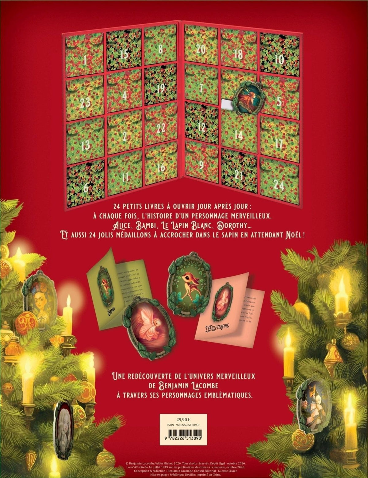 Calendrier de l'avent du merveilleux Benjamin Lacombe