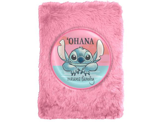 Carnet rose - Stitch