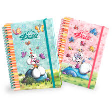 Carnet spirale A5 élastique Diddl