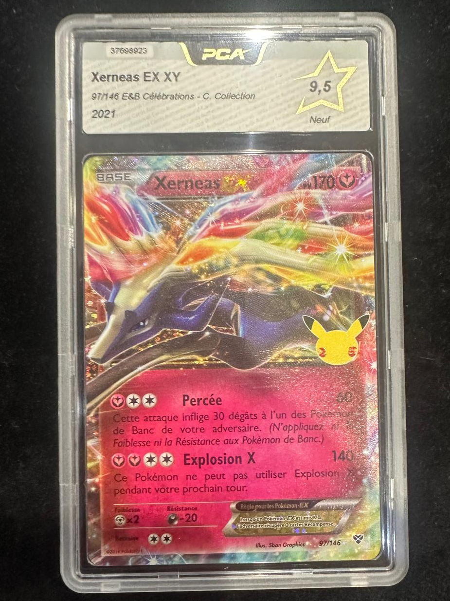 Xerneas carte pokemon gradée