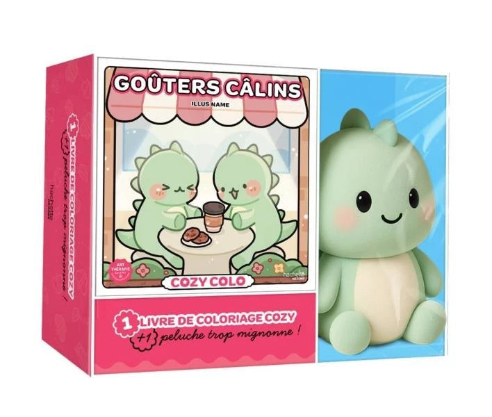 Coffret Cozy peluche dinosaure