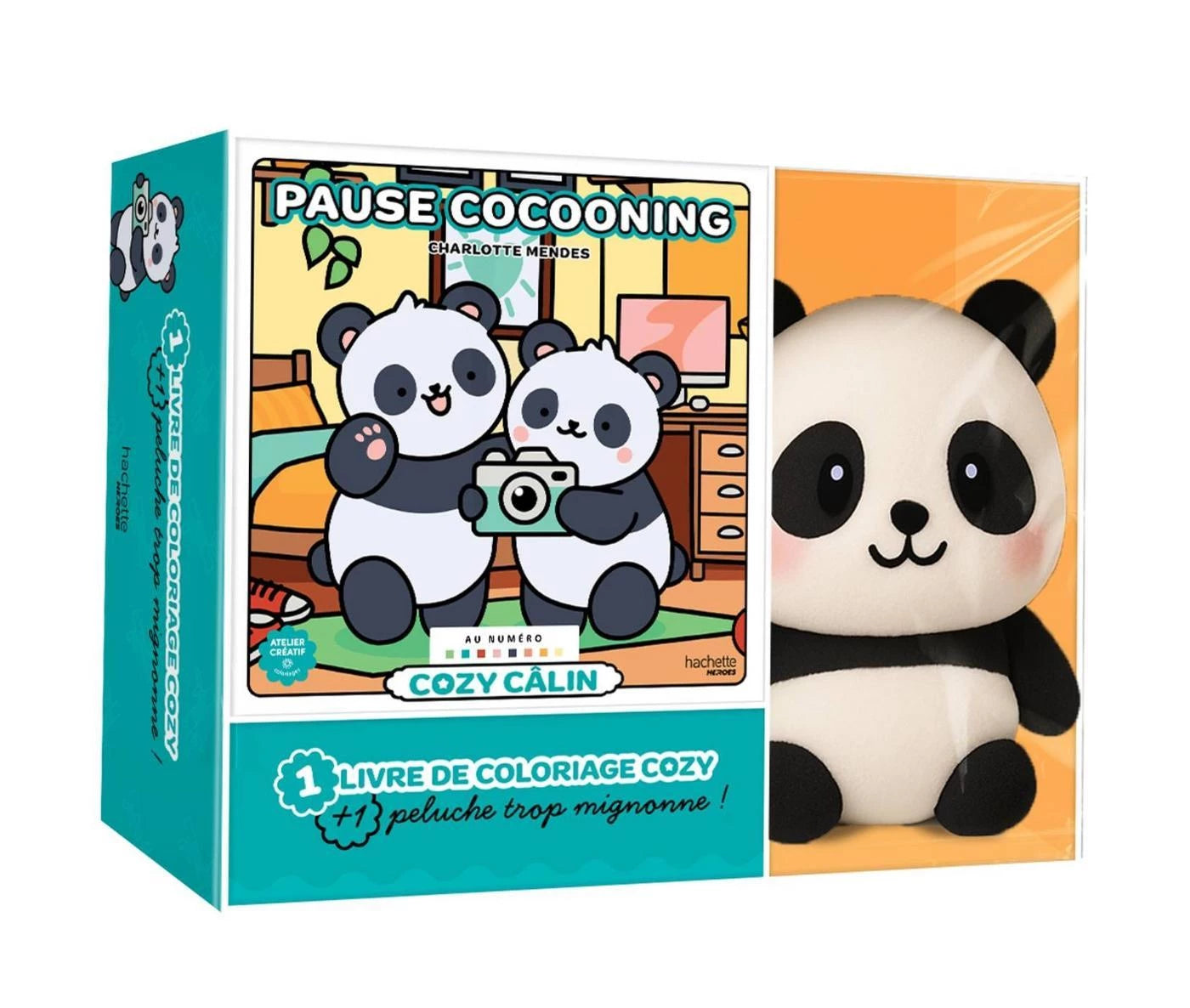Coffret cozy peluche panda