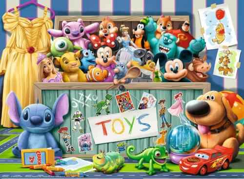 DISNEY - Le Coffre à jouets magique - Puzzle 100P