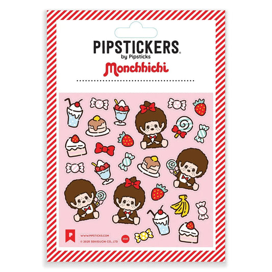 Sticker sheet Monchichi et Friandises - Pipsticks - Rocket