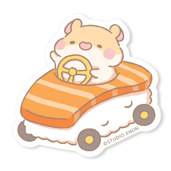 Sticker Muffinmaru Sushi Car Studio Enon - Rocket