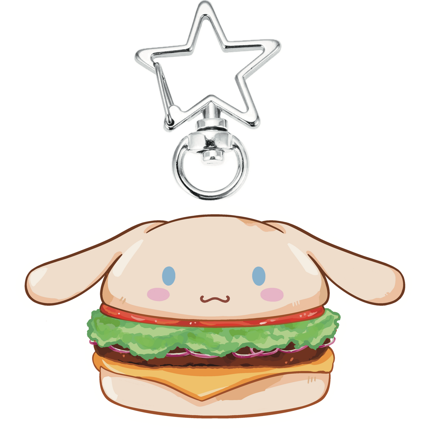 Porte-clé Cinnamo Burger - Tsukuyomii