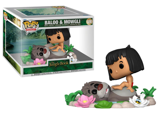 Figurine Baloo et Mowgli Funko Pop Moments n°1490