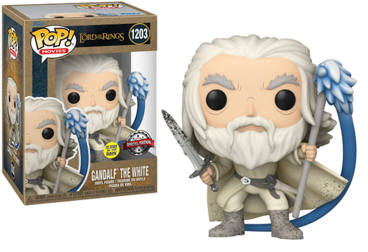 Figurine Gandalf le Blanc Le Seigneur des Anneaux Funko Pop N° 1203 GITD [EN PRECOMMANDE]