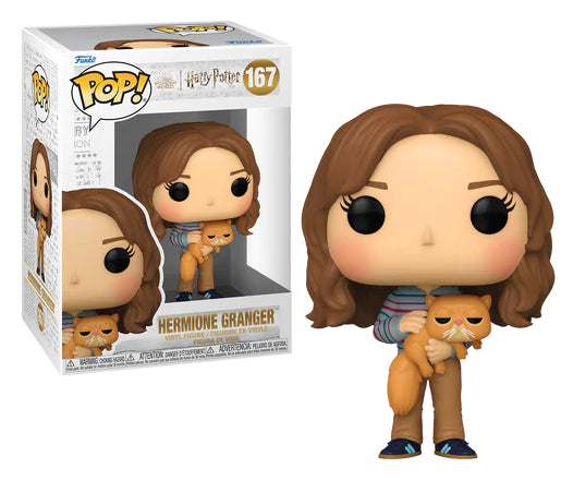 Figurine Hermione et Pattenrond Funko Pop n°67 Harry Potter
