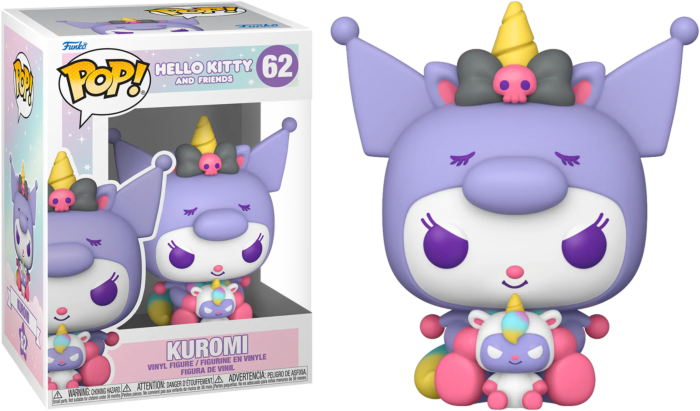 Figurine Kuromi Funko Pop Sanrio Hello Kitty n°62